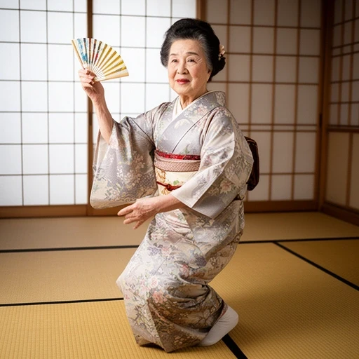 日本舞踊の稽古